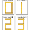 Popsicle Stick Alphabet Activity Cards A–Z & Numbers 0–9, Letter & Number