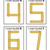 Popsicle Stick Alphabet Activity Cards A–Z & Numbers 0–9, Letter & Number