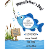 Father’s Day Fishing Photo Craft Printable | Dad’s Little Fishing Buddy Keepsake | Kids Photo Gift for Dad