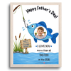 Father’s Day Fishing Photo Craft Printable | Dad’s Little Fishing Buddy Keepsake | Kids Photo Gift for Dad