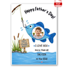 Father’s Day Fishing Photo Craft Printable | Dad’s Little Fishing Buddy Keepsake | Kids Photo Gift for Dad