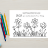 Mother’s Day Coloring Page Bundle for Kids, Photo Craft, Classroom Activity