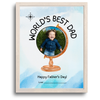 World's Best Dad Photo Craft Printable | Father's Day Keepsake Gift | Preschool & Daycare Activity