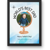 World's Best Dad Photo Craft Printable | Father's Day Keepsake Gift | Preschool & Daycare Activity