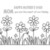 Mother’s Day Coloring Page Bundle for Kids, Photo Craft, Classroom Activity