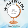 World's Best Dad Photo Craft Printable | Father's Day Keepsake Gift | Preschool & Daycare Activity