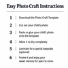 Father’s Day Fishing Photo Craft Printable | Dad’s Little Fishing Buddy Keepsake | Kids Photo Gift for Dad