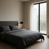 Minimalist Gray Bed Sheets in Natural Light – Ulap Bed Sheet Bedding