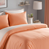 Dual tone duvet cover soft, breathable, gentle on skin, cool in the summer and keeps you warm in the winter