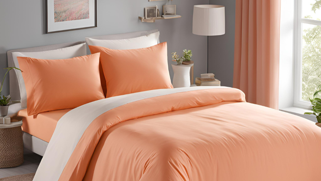 Dual tone duvet cover soft, breathable, gentle on skin, cool in the summer and keeps you warm in the winter